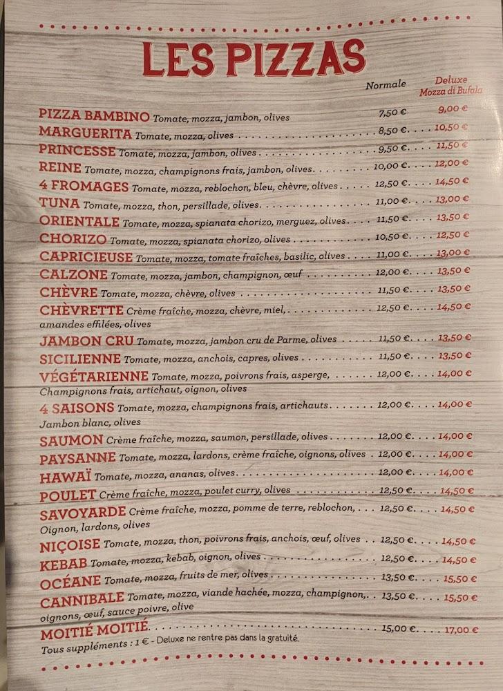 La Pizz' Arthaz - Menu Image 3